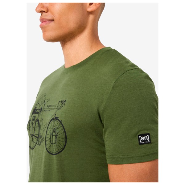 super.natural - Wander Wheel Tee - Merinovillapaita