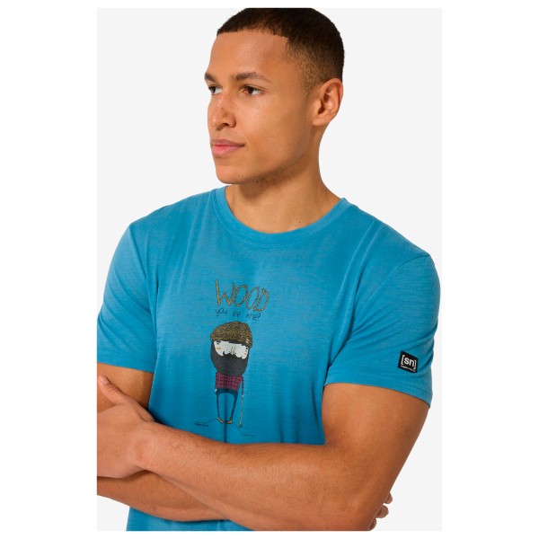 super.natural - Wood Crafti Tee - Maglia merino