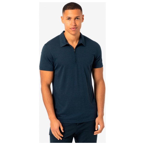 super.natural - Zip Polo - Camiseta de merino