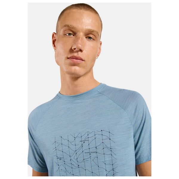 Odlo - Merino Tencel Hyper Map T-Shirt Crew Neck S/S - Merino shirt
