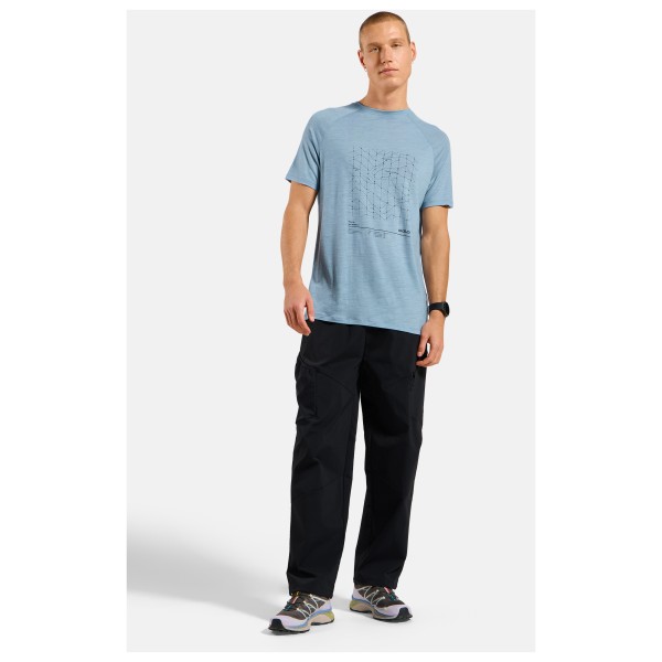 Odlo - Merino Tencel Hyper Map T-Shirt Crew Neck S/S - Merino shirt