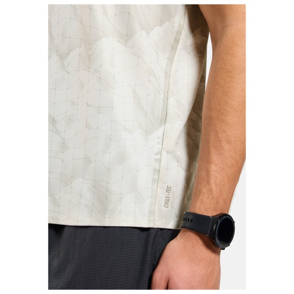Odlo - Zeroweight Chill-Tec Print T-Shirt Crew Neck S/S - Laufshirt