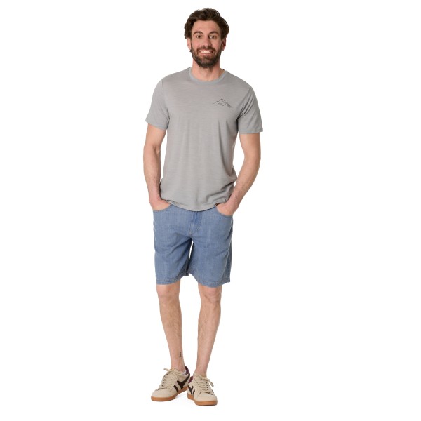 Stoic - Merino155 LaholmSt. Print T-Shirt Mountain II - Merino shirt