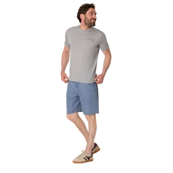 Stoic - Merino155 LaholmSt. Print T-Shirt Mountain II - Merino shirt