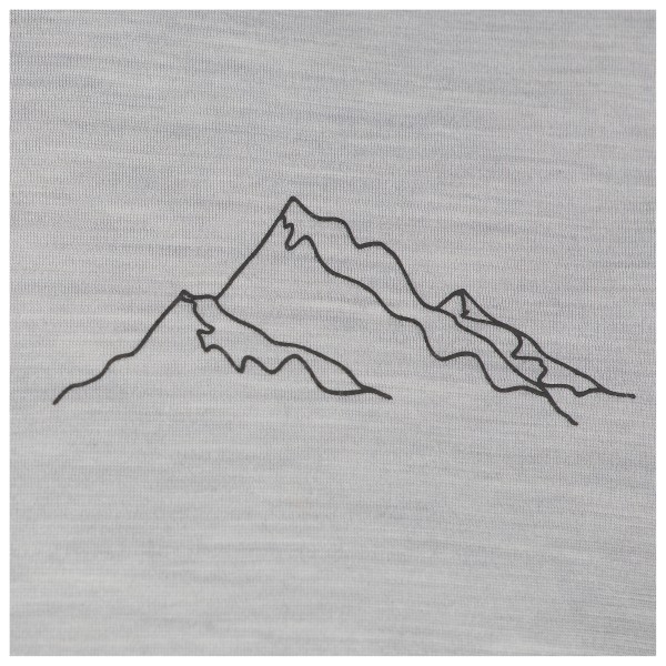 Stoic - Merino155 LaholmSt. Print T-Shirt Mountain II - Merinoshirt