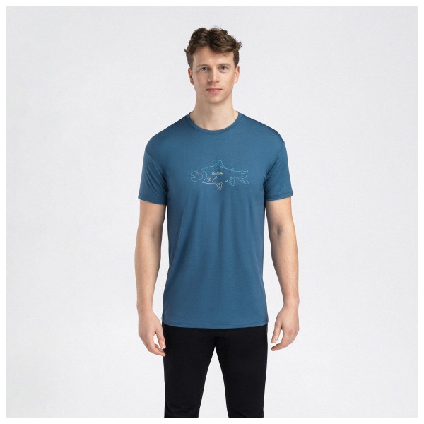 Aclima - Lightwool 140 Tee Salmon - Merinovillapaita