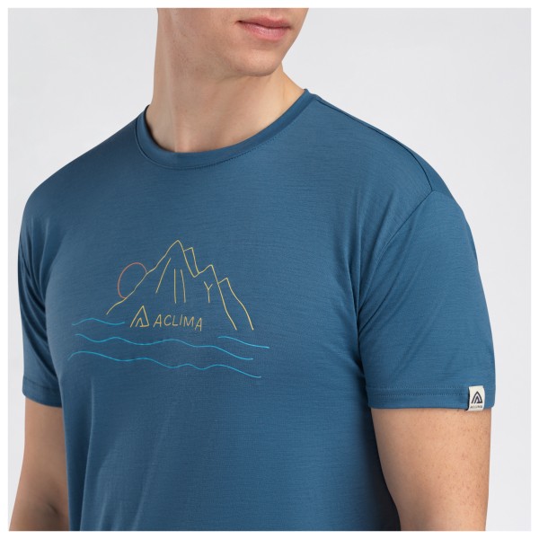Aclima - Lightwool 140 Tee Sunset - Merinovillapaita