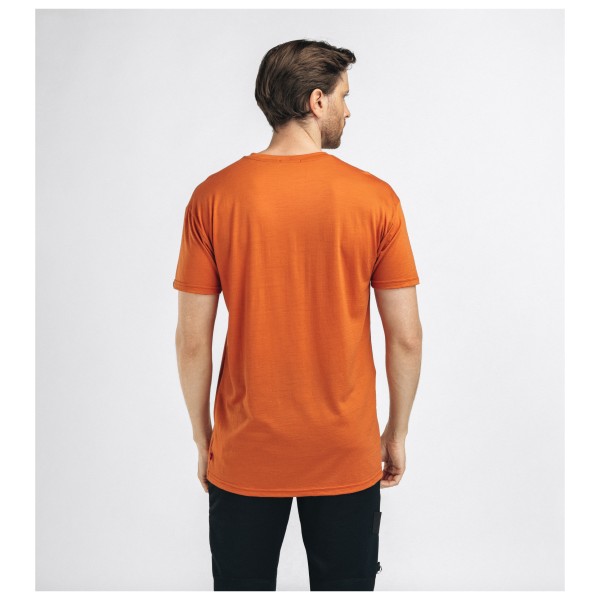 Aclima - Lightwool Tee Print Horn - Merinovillapaita