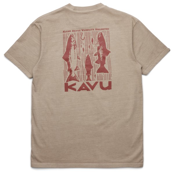 KAVU - Salmon - Camiseta de manga corta