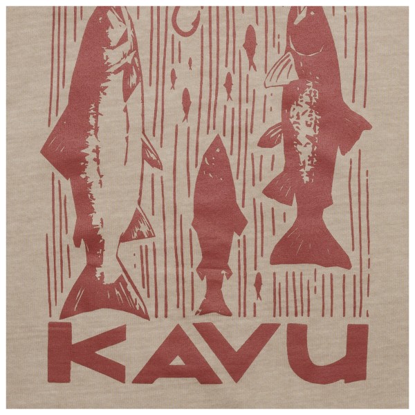 KAVU - Salmon - Camiseta de manga corta