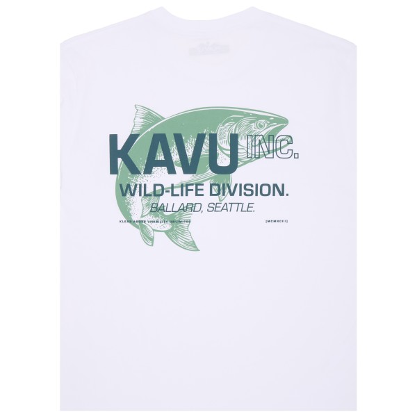 KAVU - Wild Life Tee - Camiseta de manga corta