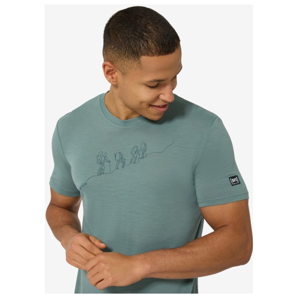 super.natural - Hiking Tee Exclusive - Merino-shirt