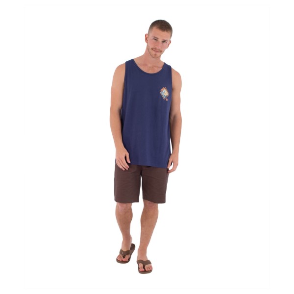 Hurley - Tank Printing Press Disques - Camiseta sin mangas