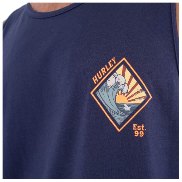 Hurley - Tank Printing Press Disques - Camiseta sin mangas