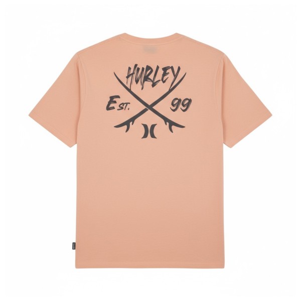 Hurley - Tee S/S Printing Press Evy - Camiseta de manga corta