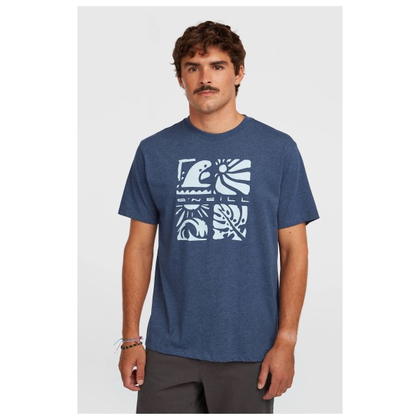 O'Neill - Melange Front Print T-Shirt - Camiseta de manga corta