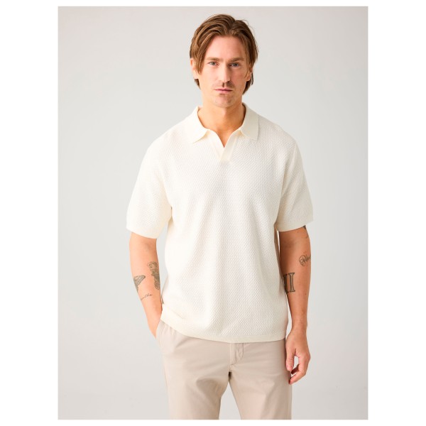 KnowledgeCotton Apparel - Organic Cotton Knitted Polo - Kragtröja