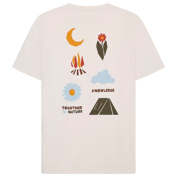 KnowledgeCotton Apparel - Regenerative Organic Cotton Back Print T-Shirt - Camiseta de manga corta