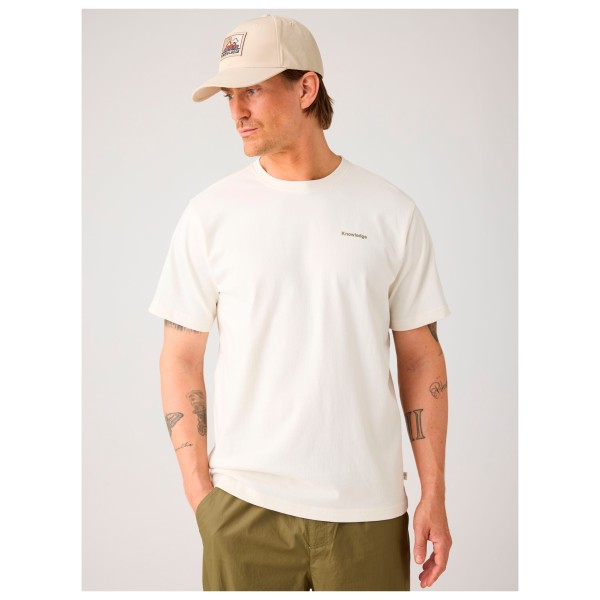 KnowledgeCotton Apparel - Regenerative Organic Cotton Back Print T-Shirt - T-Shirt