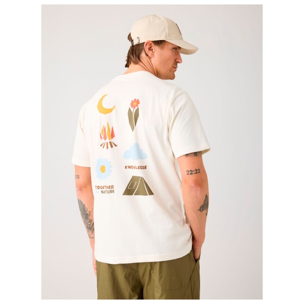 KnowledgeCotton Apparel - Regenerative Organic Cotton Back Print T-Shirt - T-Shirt
