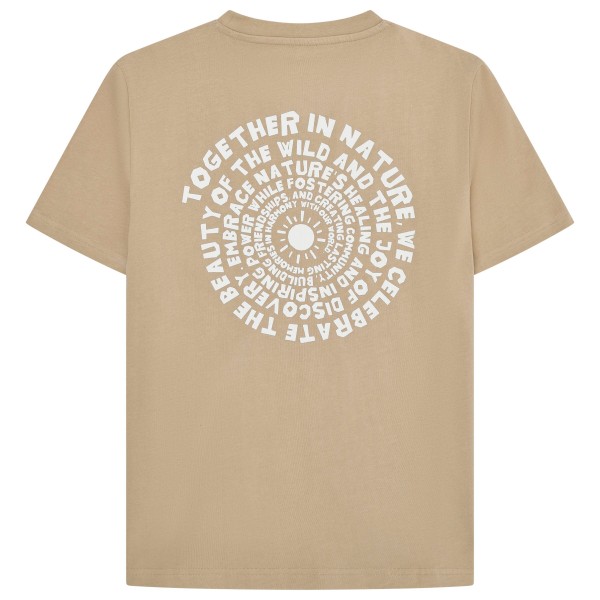 KnowledgeCotton Apparel - Regenerative Organic Cotton Back Print T-Shirt II - T-shirt