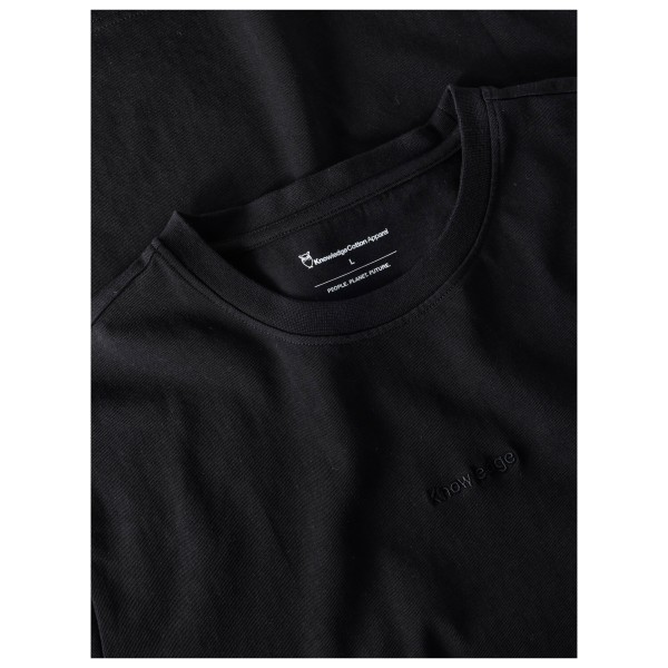 KnowledgeCotton Apparel - Regenerative Organic Cotton Chest Embroidery II - T-paidat