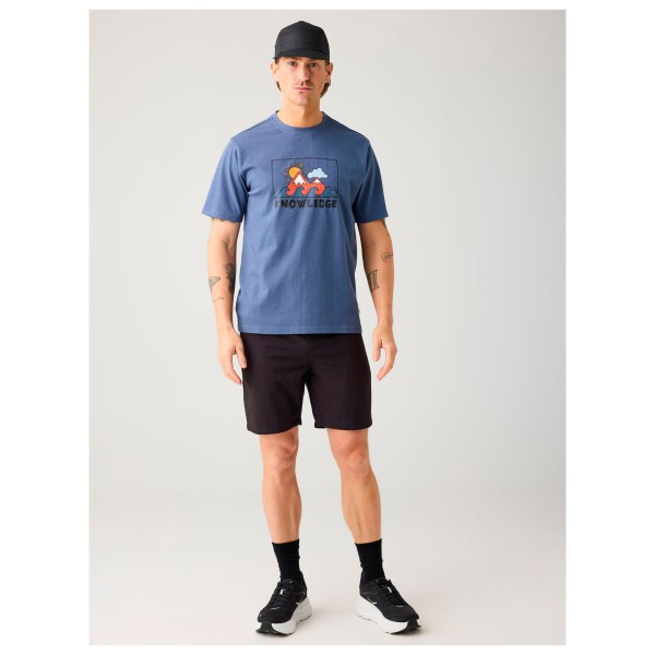 KnowledgeCotton Apparel - Regenerative Organic Cotton Front Print T-Shirt - T-paidat