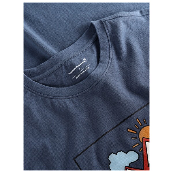 KnowledgeCotton Apparel - Regenerative Organic Cotton Front Print T-Shirt - T-shirt