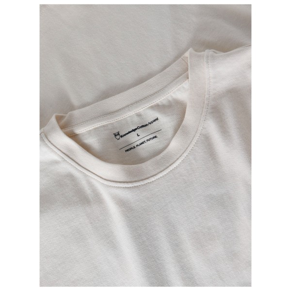 KnowledgeCotton Apparel - Regular S/S Heavy Single Jersey Scenery Back Print - Camiseta de manga corta