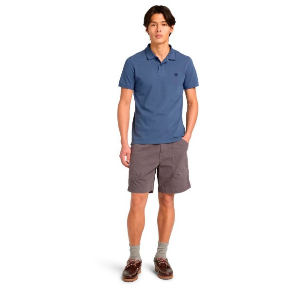 Timberland - Millers River Printed Neck S/S Polo - Poloshirt
