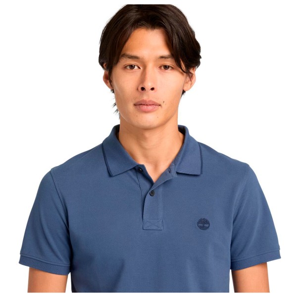 Timberland - Millers River Printed Neck S/S Polo - Poloshirt