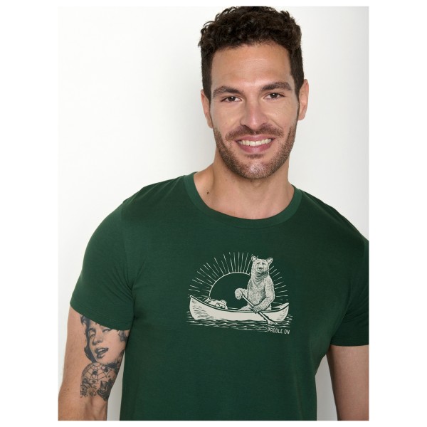 GreenBomb - Bear Canoe Guide T-Shirt - Camiseta de manga corta