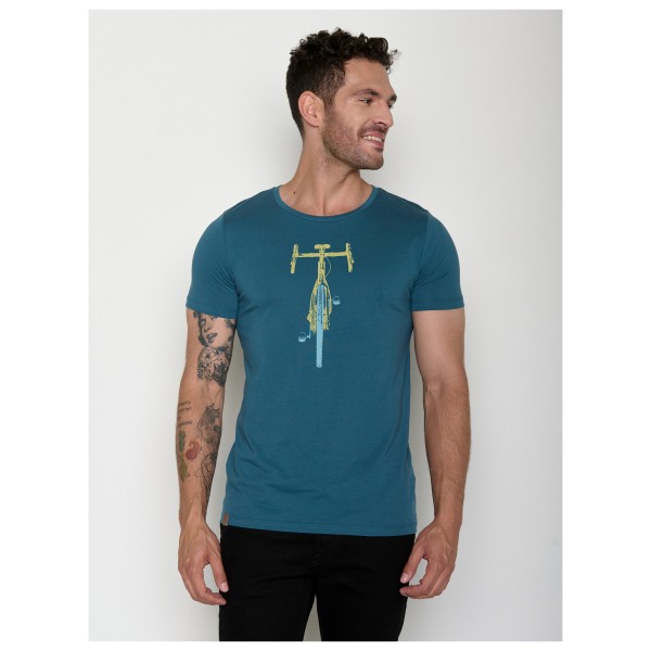 GreenBomb - Bike Front Stamp Guide T-Shirt - Camiseta de manga corta