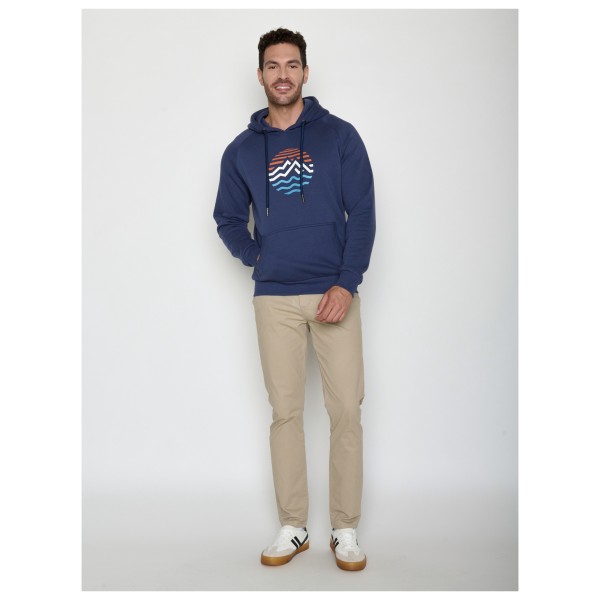 GreenBomb - Mountain Stripes Trek Hoodie - Munkjacka