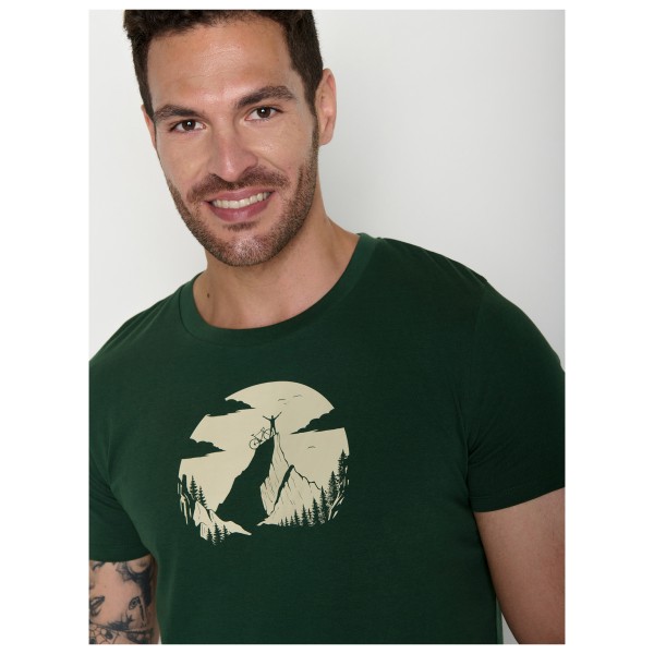 GreenBomb - Nature Clouds Ride Guide T-Shirt - T-Shirt