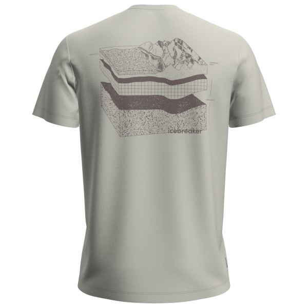 Icebreaker - Merino 150 Tech Lite S/S Tee Evolving Layers - Maglia merino