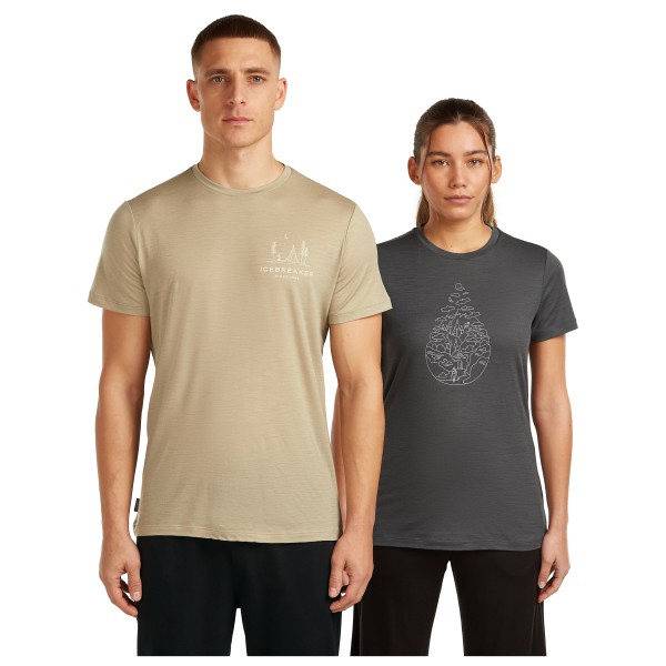 Icebreaker - Merino 150 Tech Lite S/S Tee Peaceful Pass - Merino shirt