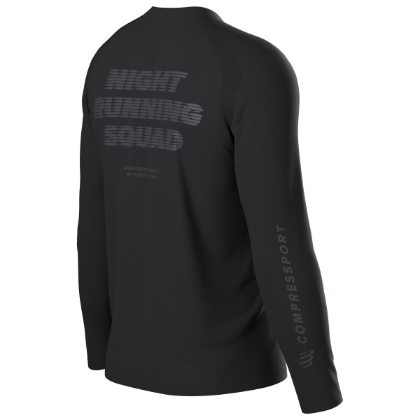 Compressport - Performance L/S - Night Running Squad - Løbeshirt