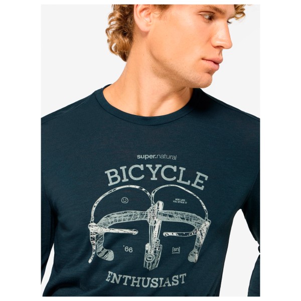 super.natural - Bike Enthusiast L/S - Camiseta de manga larga de merino
