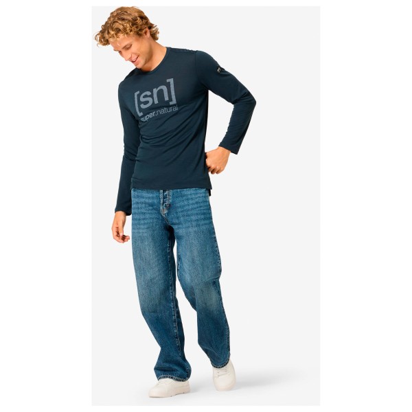 super.natural - Denilogo SN L/S - Merino longsleeve