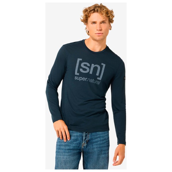 super.natural - Denilogo SN L/S - Merinolongsleeve