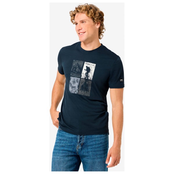 super.natural - Go Hiking Tee - Merinoshirt