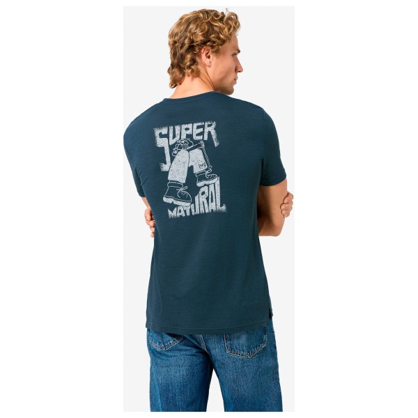 super.natural - Peak Lovers Tee - Merinoshirt