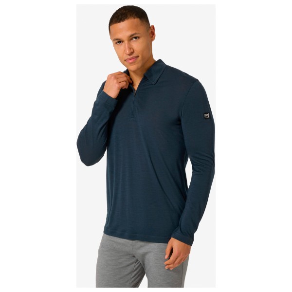 super.natural - Zip Polo L/S - Polo-Shirt