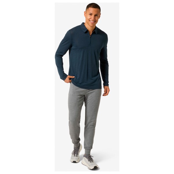super.natural - Zip Polo L/S - Polo-Shirt