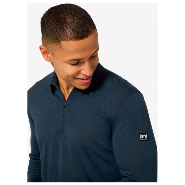 super.natural - Zip Polo L/S - Polo-Shirt