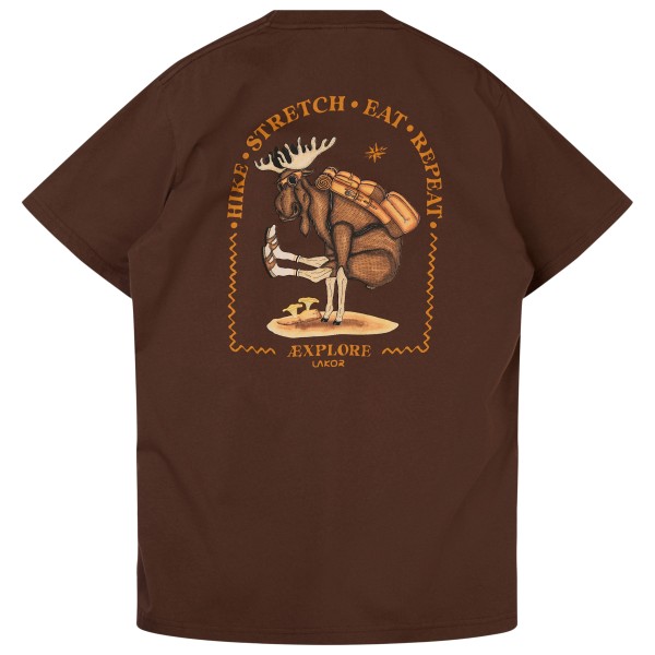 LAKOR - Yoga Moose T-Shirt - Camiseta de manga corta