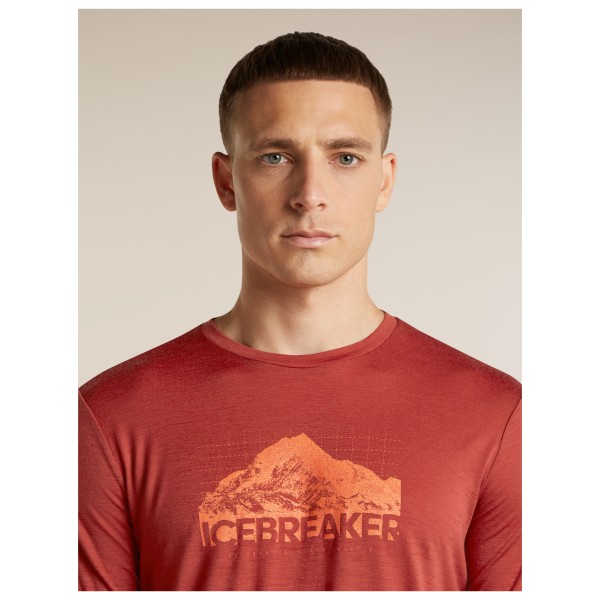 Icebreaker - Merino 150 Tech Lite L/S Tee Aoraki Explorer - Camiseta de merino