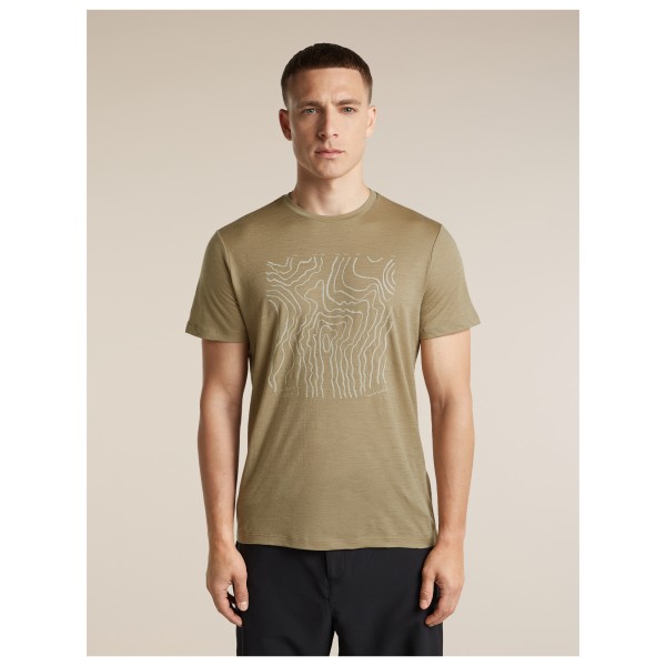 Icebreaker - Merino 150 Tech Lite S/S Tee Great Heights - Camiseta de merino