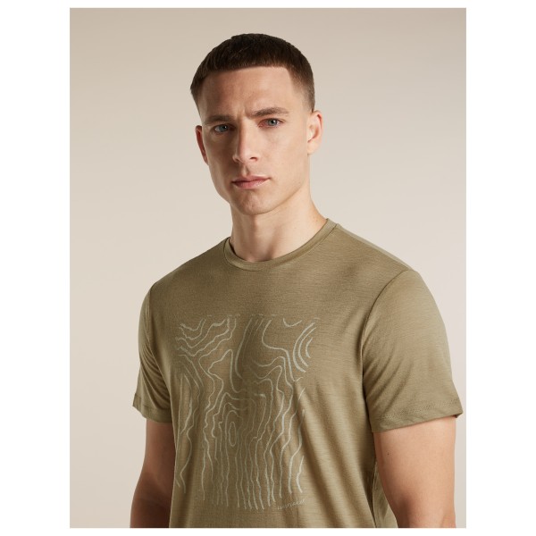 Icebreaker - Merino 150 Tech Lite S/S Tee Great Heights - Camiseta de merino